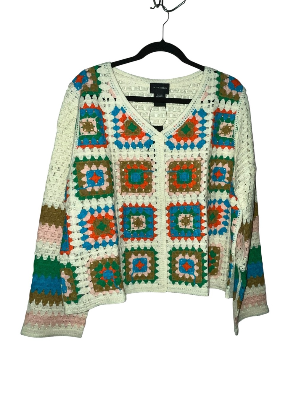 Liv Los Angeles crochet cardigan